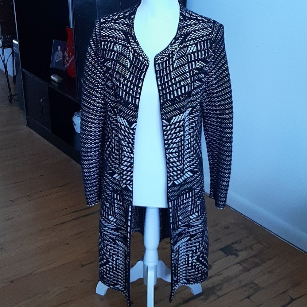 Chico's herring bone coat